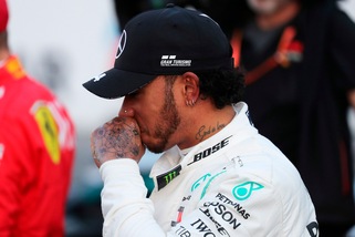 F1 Mercedes, Hamilton: «La prima fila è fantastica»