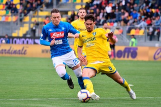 Serie A Frosinone-Napoli 0-2, il tabellino