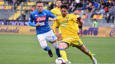 Serie A Frosinone-Napoli 0-2, il tabellino