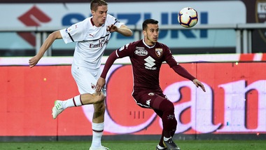 Milan, si ferma Conti: trauma alla spalla sinistra