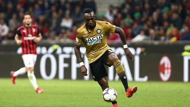 Serie A Udinese, lavoro differenziato per Fofana