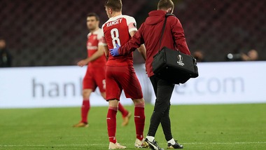 Juve, stagione finita per Ramsey: già avviato il recupero