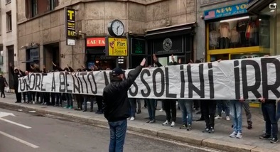 Lazio, per striscione fascista otto ultras colpiti da daspo