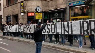 Lazio, per striscione fascista otto ultras colpiti da daspo