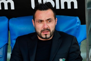 Serie A Sassuolo, De Zerbi: «Non siamo ancora maturi, c'è da lavorare ancora»