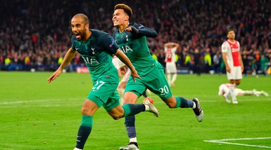 Ajax-Tottenham 2-3: rimonta pazzesca, tripletta di Lucas Moura che vale la finale!