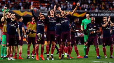 Valencia-Arsenal 2-4: Aubameyang porta Emery a Baku