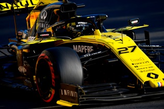 F1 Spagna, partenza dalla pitlane per la Renault di Hulkenberg