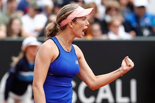 Tennis, Internazionali d'Italia: Wozniacki ko, passa la Collins. Ok Suarez Navarro e Cornet