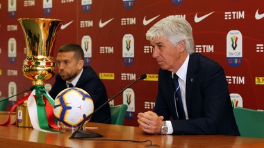 Coppa Italia, l'emozione di Gasperini e Gomez in conferenza