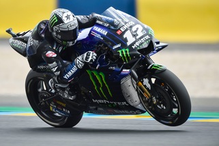 Le Mans, a Viñales le terze libere, Rossi farà la Q1 in MotoGp