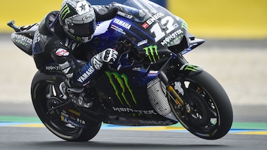 Le Mans, a Viñales le terze libere, Rossi farà la Q1 in MotoGp