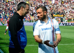 Giampaolo: «Quagliarella capocannoniere? Sarebbe un successo per tutta la Sampdoria»