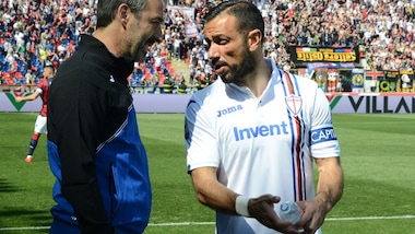 Giampaolo: «Quagliarella capocannoniere? Sarebbe un successo per tutta la Sampdoria»