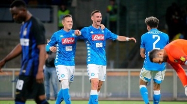 Napoli-Inter 4-1: Spalletti umiliato da Ancelotti