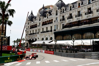 Gp Monaco: Leclerc primo nelle terze libere, incidente per Vettel