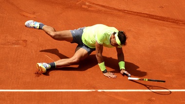 Roland Garros, la caduta di Rafa Nadal