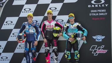Mugello: prima vittoria di Arbolino in Moto3