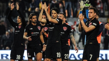 Marconi salva il Pisa nell'andata della finale playoff: 2-2 con la Triestina