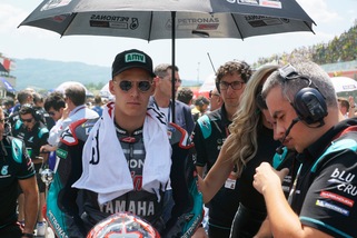 Catalogna, Quartararo: "Contento per pole e condizione fisica"