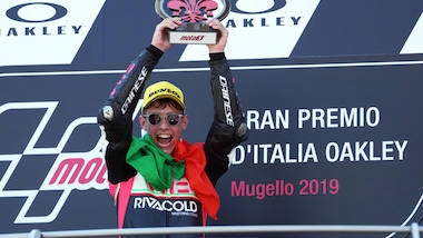 Moto3, Arbolino: «Prima vittoria sensazione incredibile»