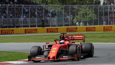 Ferrari al comando in Canada: Vettel davanti a metà gara