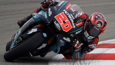 Quartararo da urlo a Barcellona, Valentino Rossi settimo