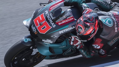 Catalogna: Quartararo, che pole! Valentino Rossi quinto