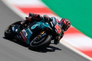 Catalogna: Quartararo davanti nel Warm Up, Valentino Rossi settimo