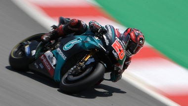 Catalogna: Quartararo davanti nel Warm Up, Valentino Rossi settimo