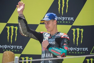 Quartararo: "Il primo podio è una sensazione unica"