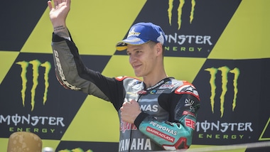 Quartararo: "Il primo podio è una sensazione unica"