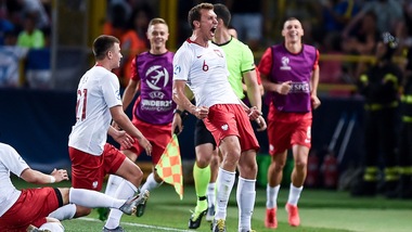 Europei U21: Italia battuta dalla Polonia