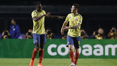 Coppa America, Colombia ai quarti: 1-0 al Qatar, decide Zapata su assist di James Rodriguez