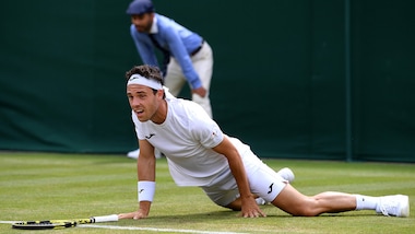 Cecchinato saluta Wimbledon. Bene Berrettini