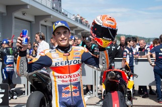 MotoGp: Marquez avanti anche nel Warm Up al Sachsenring
