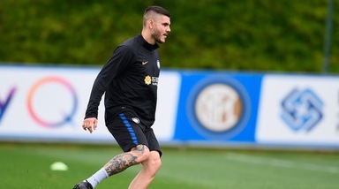 Inter, Icardi si allena da solo e aspetta la Juve