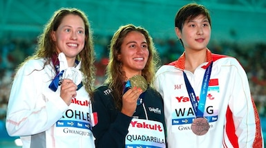 Straordinaria Quadarella, oro nei 1500 stile libero