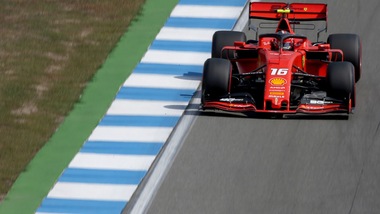 Leclerc avanti nelle terze libere del Gp Germania: Verstappen insegue