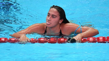 Simona Quadarella vince l'argento negli 800 stile libero donne