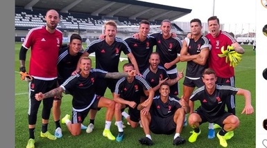 Juve in campo, la squadra di Ronaldo vince la partitella