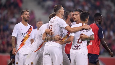 Roma, che tris al Lilla