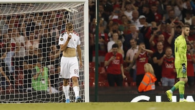 Maldini Jr sbaglia dal dischetto: Milan ko ai rigori con il Manchester United