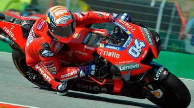 Brno, Dovizioso: "Gomma posteriore al limite, felice per il podio"