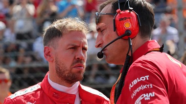 Ferrari, Vettel: "Non avevamo il passo ma felice per il podio"