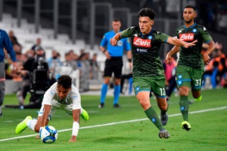 Napoli corsaro al Velodrome di Marsiglia: decide un gol di Mertens