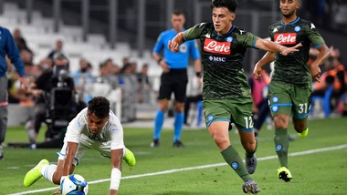 Napoli corsaro al Velodrome di Marsiglia: decide un gol di Mertens