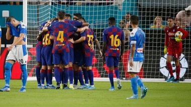 Napoli, tutto facile per il Barcellona: partenopei sconfitti 0-4