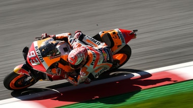 Gp, Austria: Marquez vola nelle libere, Rossi 11°