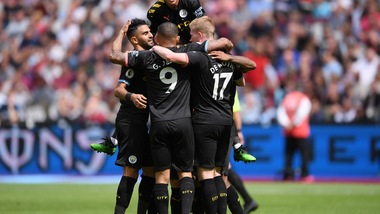 Manchester City, cinquina al West Ham. Kean debutta in Premier